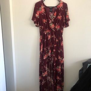 Short Sleeve/High Low Dress